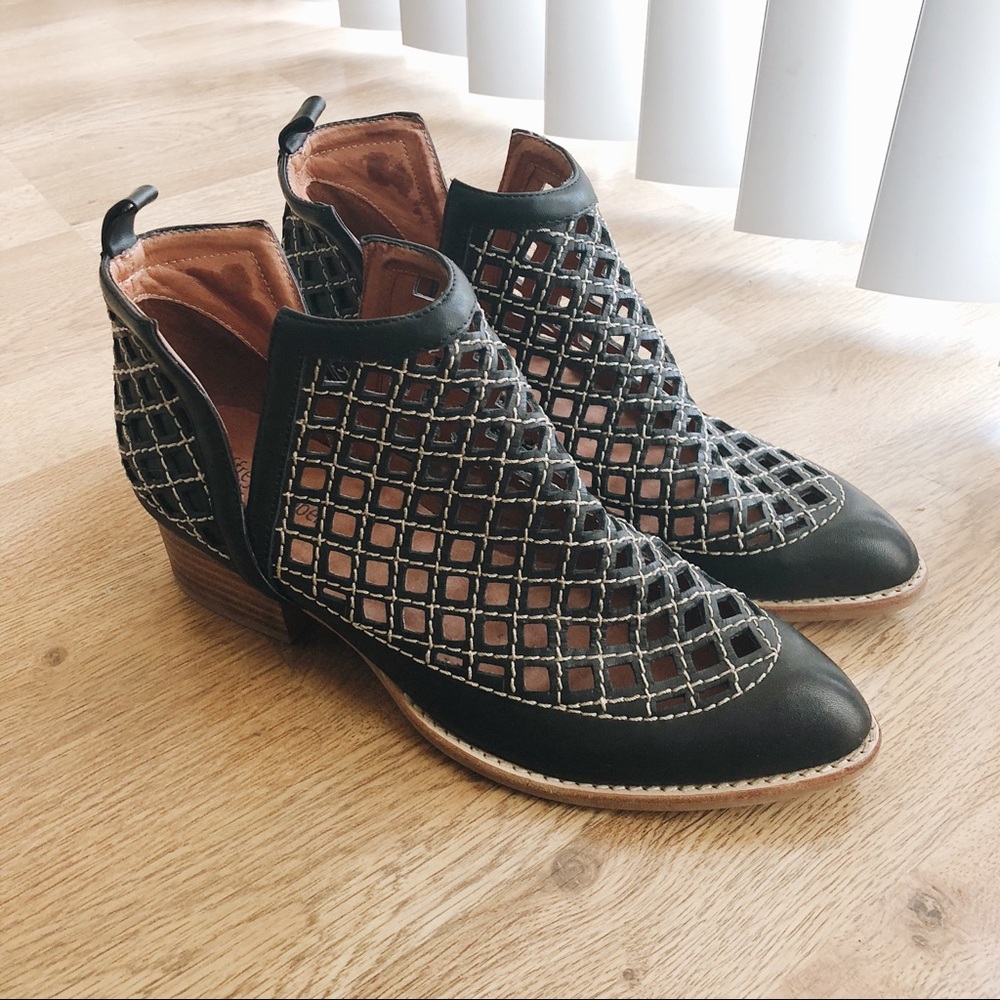 Jeffrey Campbell Cutout Ankle Boots